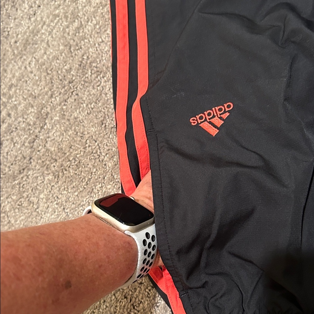 Adidas Vibrant Coral and Black Athletic Set - Picture 8 of 9